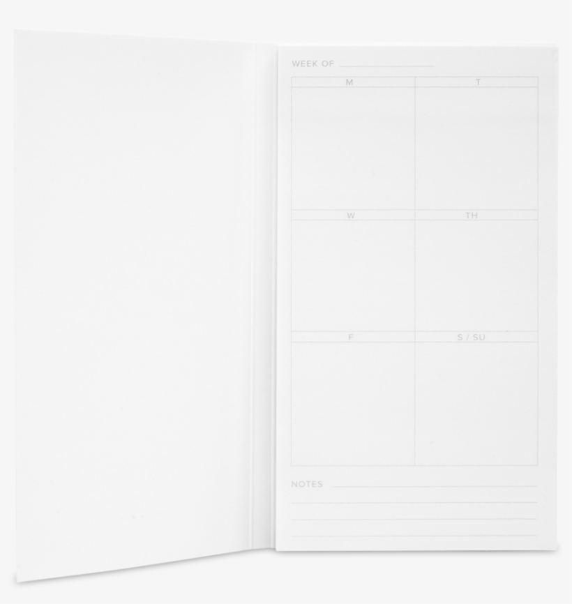 Paper Goods Weekly Adhesive Notes Open V=1528192137 - Sketch Pad, transparent png download