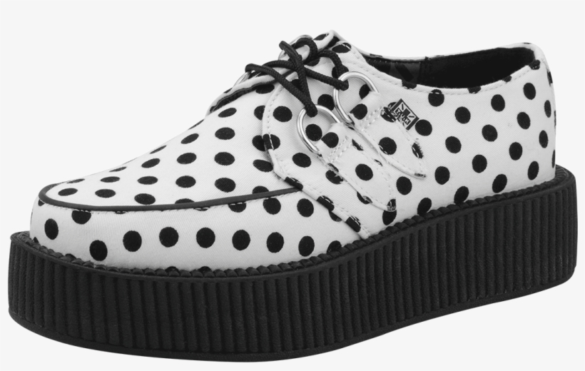 Black Dot Viva Mondo Creeper - Polka Dot, transparent png download