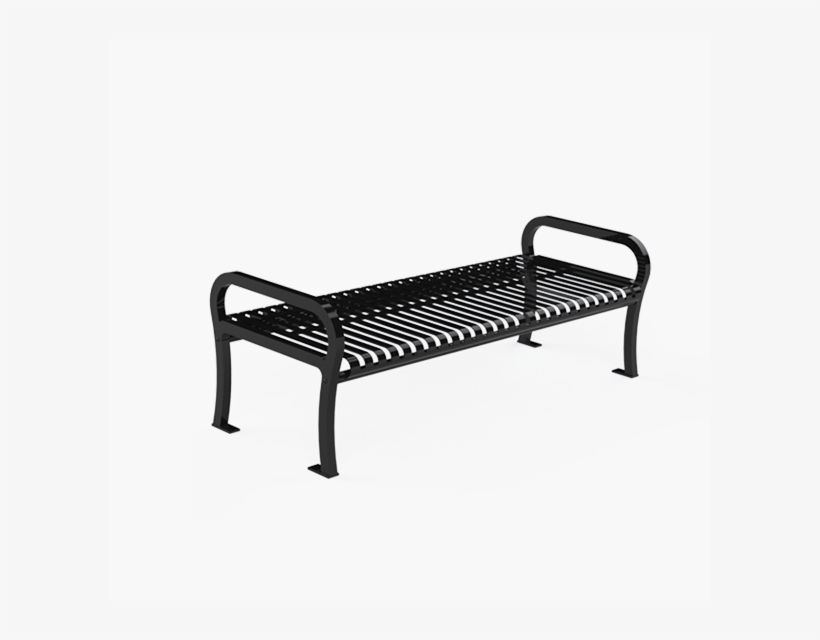 Jackson Square Series Benches Without Backs Outdoor Bench PNG Image