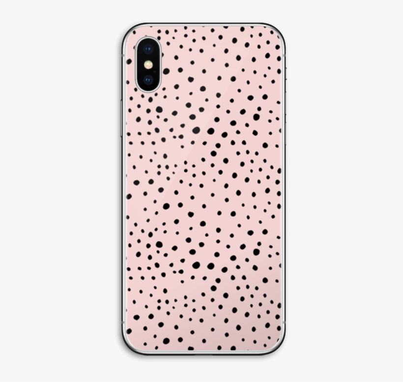 Black Dots On Pink Skin Iphone X - Phone 8 Case Dots, transparent png download