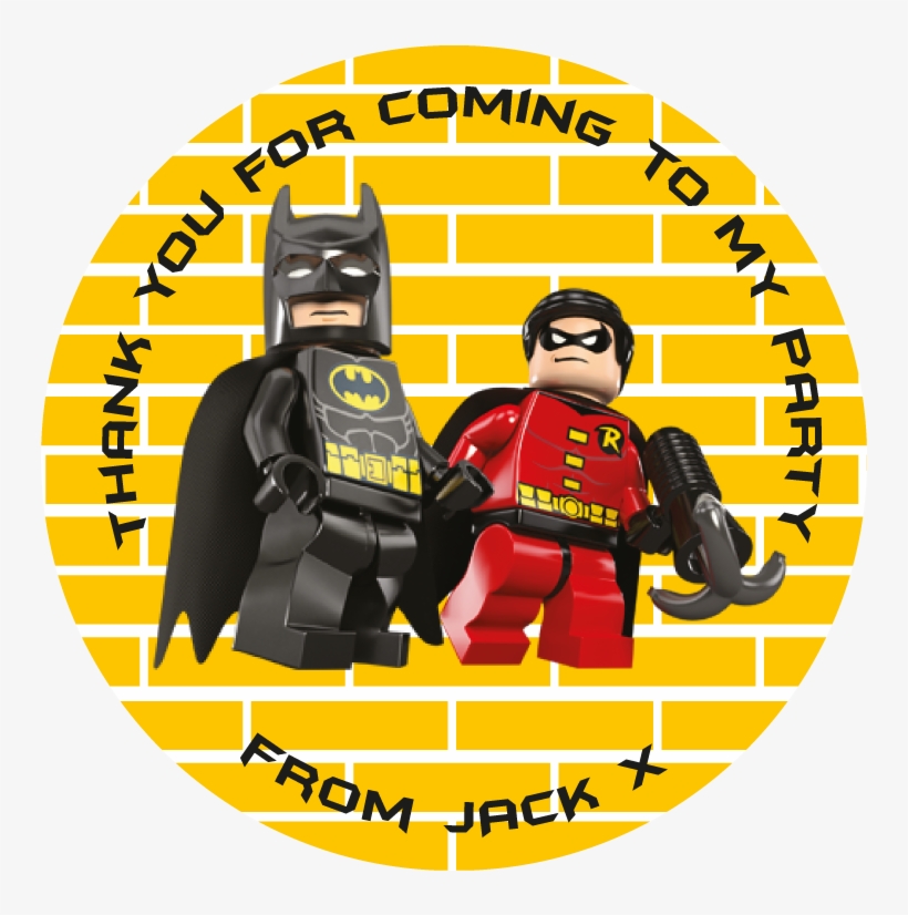 Batman Lego Sweet Cone Stickers - Batman, transparent png download