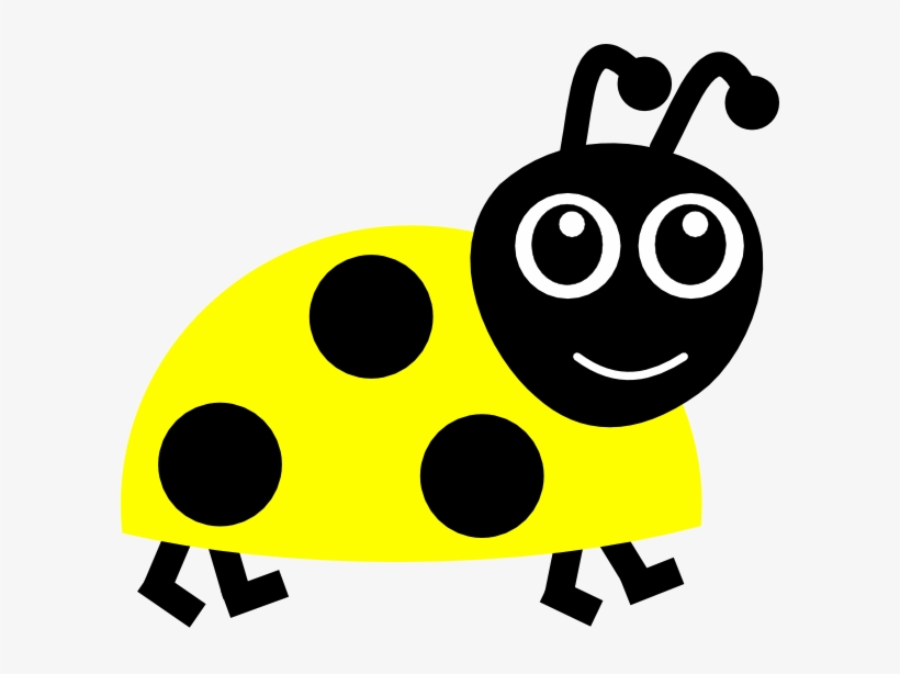 Free Yellow Ladybug Clipart, transparent png download