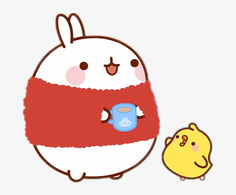 Molang Gif - Imagenes Kawaii De Molang, transparent png download