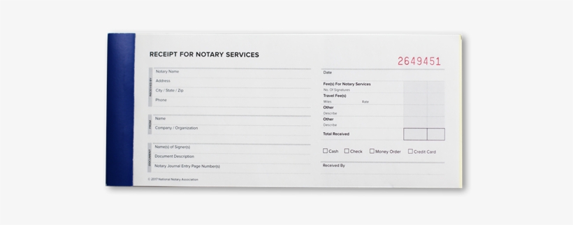 Notary Receipt, transparent png download