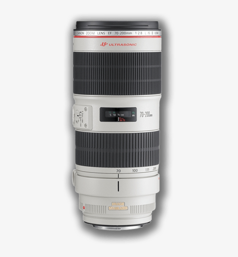 Canon Ef 70-200mm F/2 - 2.8 L Is Ii Usm, transparent png download