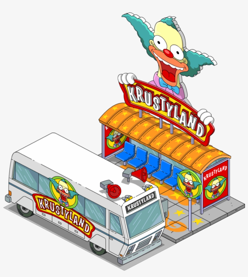 Free The Krustyland Shuttle All Work Is Now - Krustyland Shuttle, transparent png download