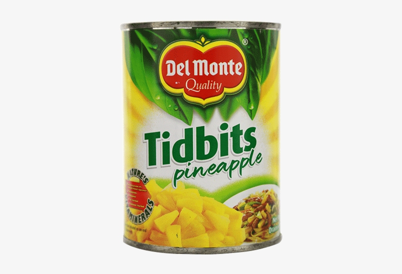 Del Monte Pineapple Tidbits 560g - Del Monte Tidbits Price, transparent png download