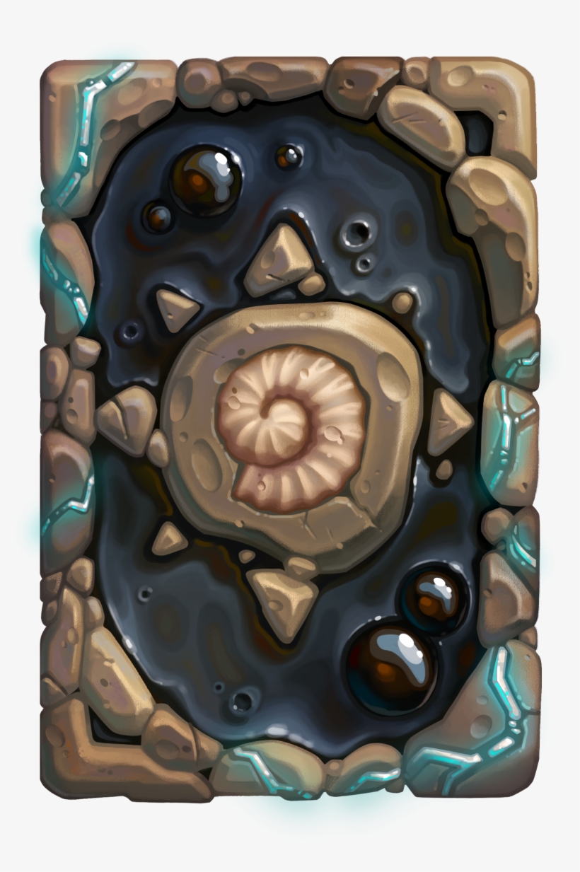 Journey To Un Goro Pre-purchase Card Back - Fossil Card Back Hearthstone Gif, transparent png download