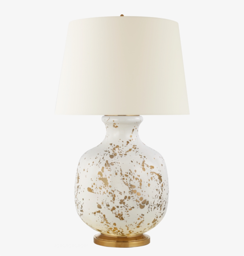 Buatta Large Table Lamp In Gold Splatter With Li - Lampshade, transparent png download
