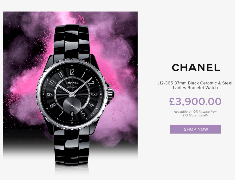 If The Chanel J12 365 High Tech Black Ceramic Ladies - Chanel, transparent png download