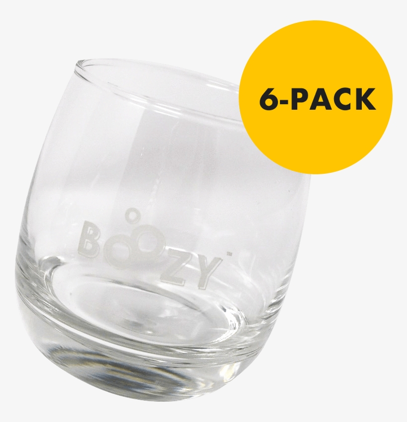 Boozy Whisky Glass 6pack - Wine Glass, transparent png download