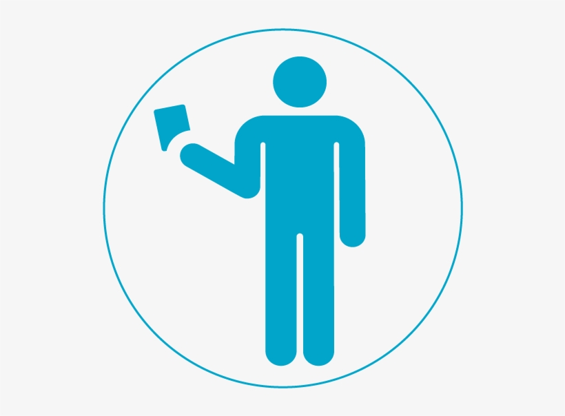 Icon Drone Events Blue - Sign, transparent png download