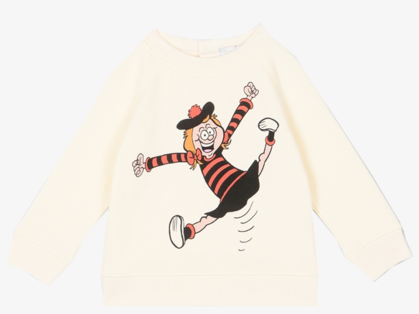 Stella Mccartney Kids Betty Baby Sweatshirt Minnie - Long-sleeved T-shirt, transparent png download