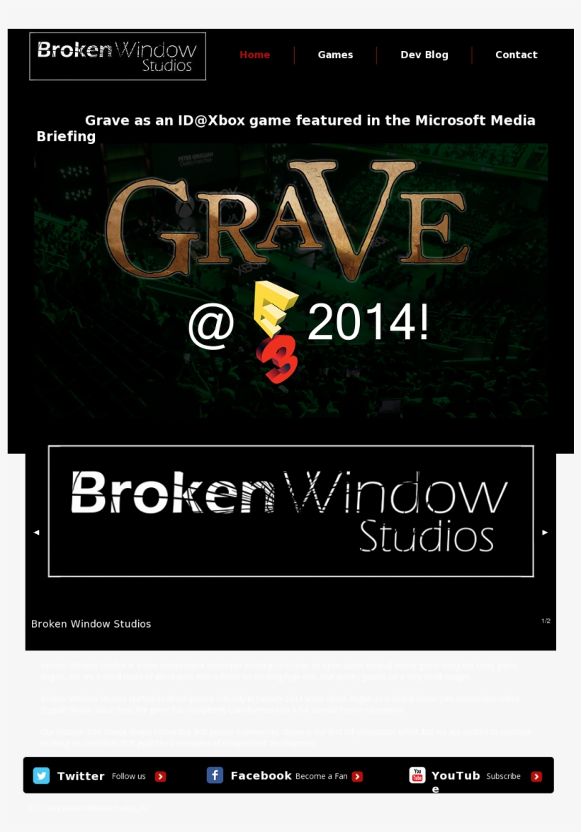 Broken Window Studios Competitors, Revenue And Employees - Electronic Entertainment Expo, transparent png download