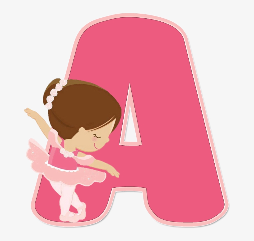 Alfabeto - Bailarina 1 - Png - Letras - Maiúsculas - Letras Bailarina, transparent png download