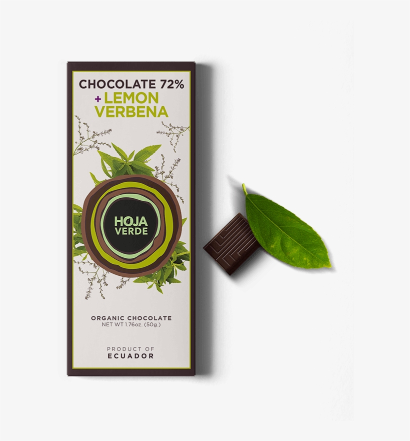 Barra72% Lemon Verbena Estadosunidos 800x800px - Hoja Verde Chocolate, transparent png download