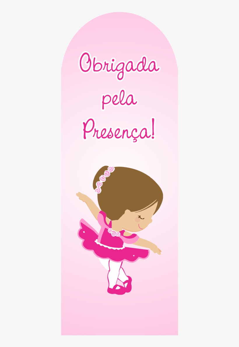 Adesivo Bailarina Rosa - Kids, transparent png download