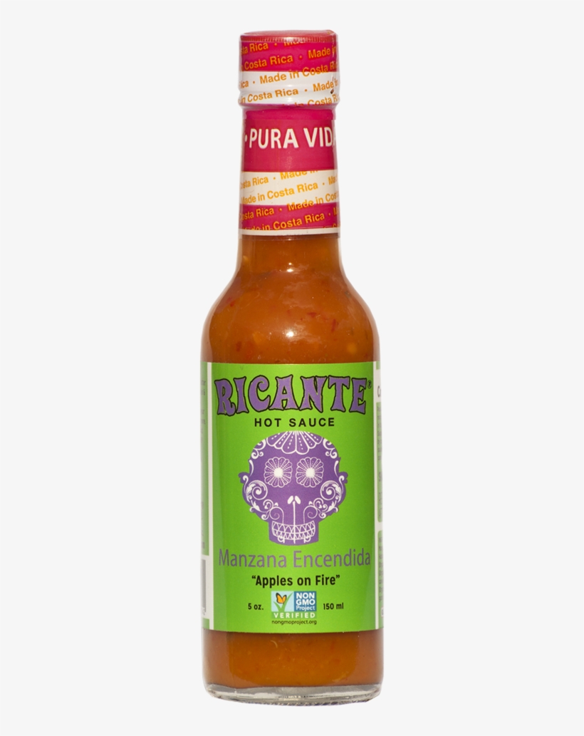 Manzana Encendida - 5 Pack - Glass Bottle, transparent png download