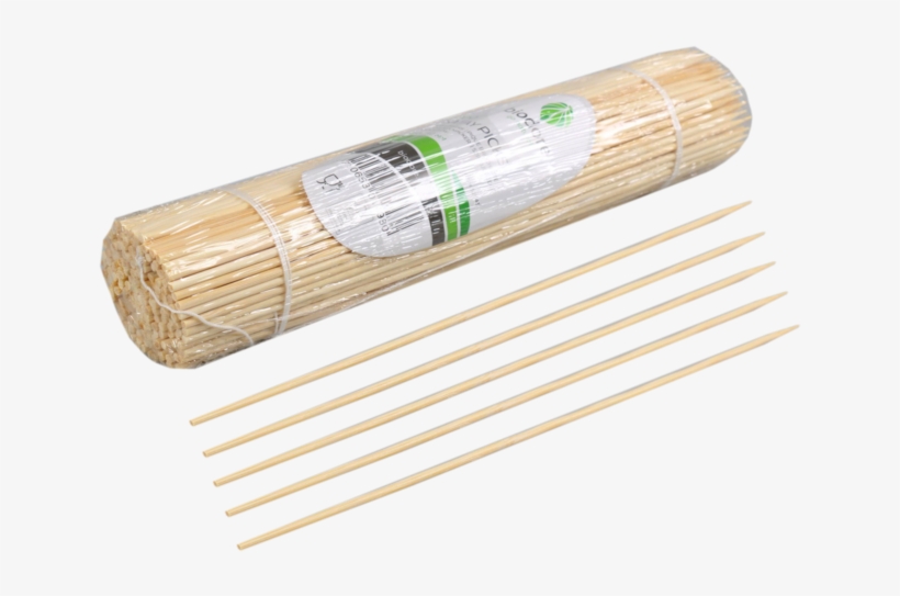 Biodore® Cocktail Sticks, Satéprikker, Bamboo, 250mm, - Cervelat, transparent png download