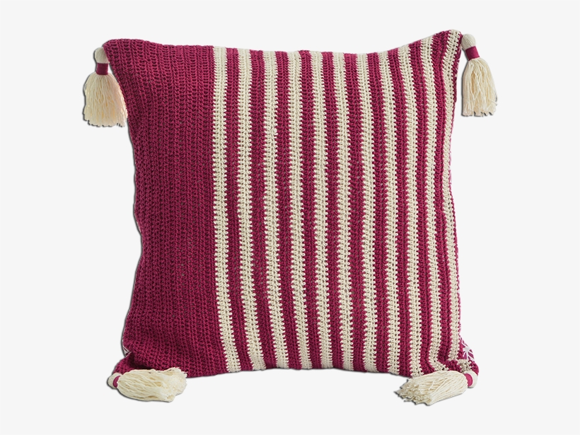Beet Crochet Cushion Covers - Cushion, transparent png download
