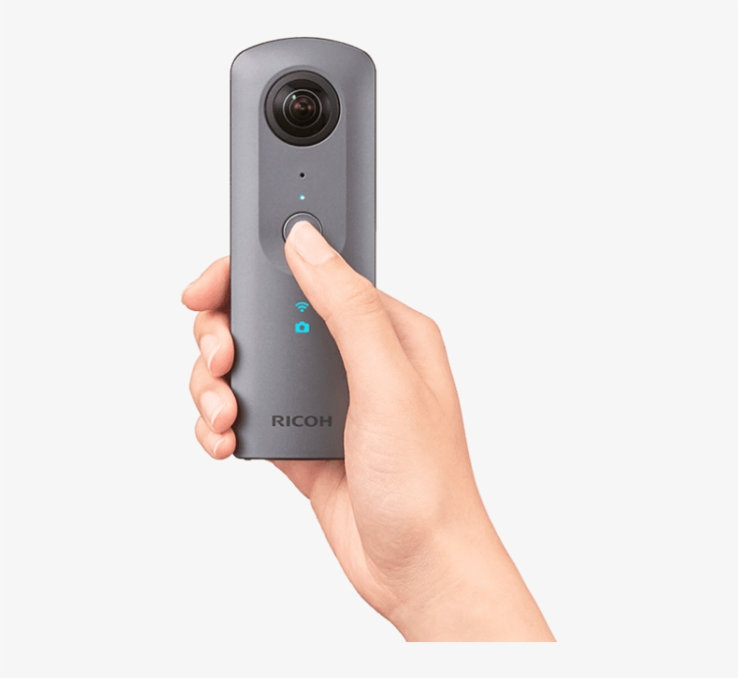 Free Png Download Rh Theta In Hand Png Images Background - Ricoh Theta V Png, transparent png download