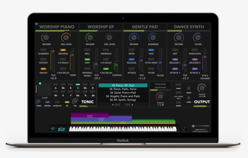 Free Mainstage Patches Worship Pads Pianos - Tablet Computer, transparent png download