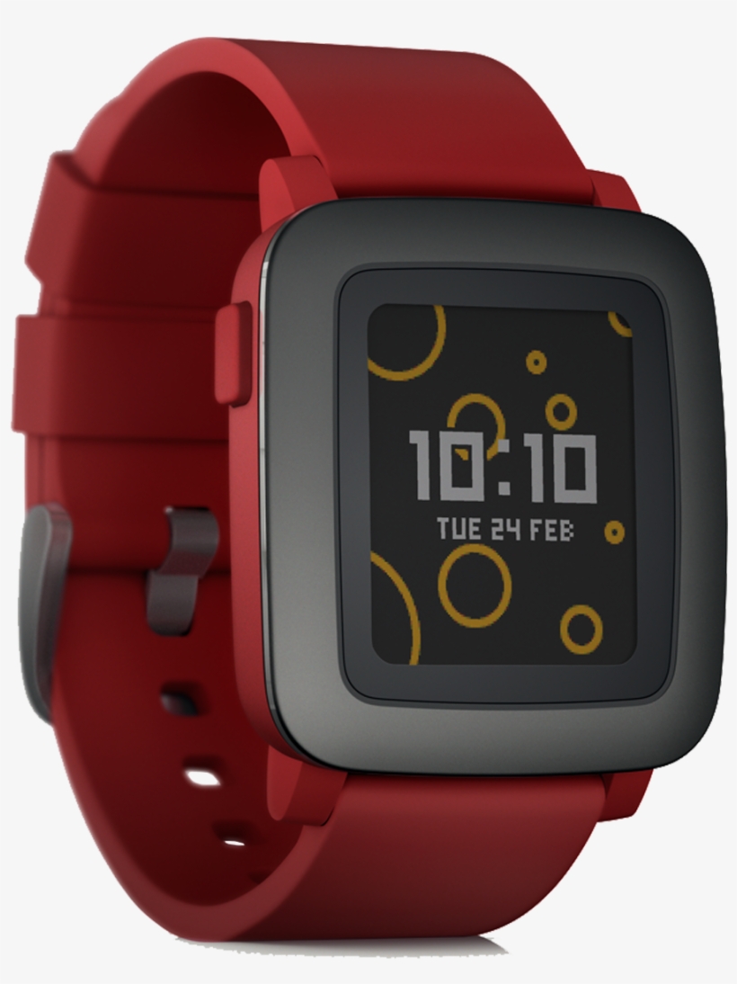 Pebble Time Smartwatch, transparent png download