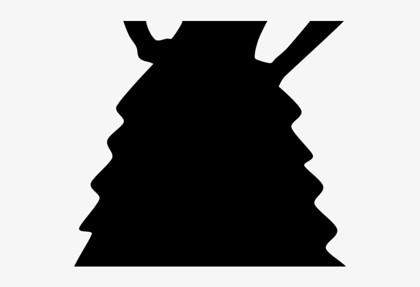 Black Dress Clipart Icon Transparent - Long Gown Silhouette Png, transparent png download