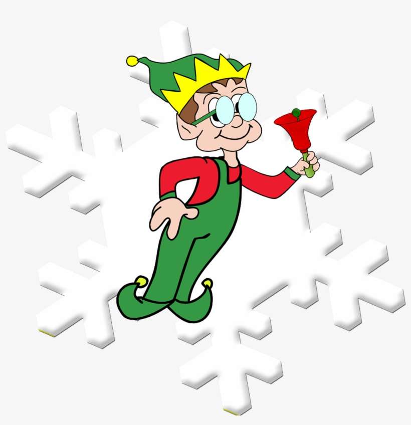 The Santa And Elves Png - Modern Christmas Party Posters, transparent png download