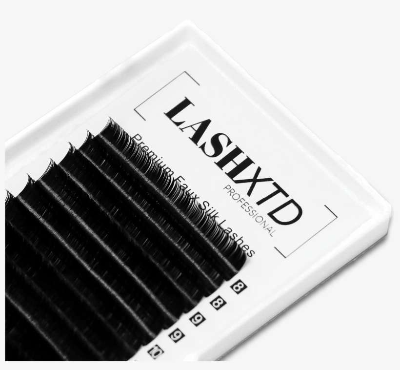 Faux Silk Mixed Eyelash Extension Tray - Eyelash Extensions, transparent png download