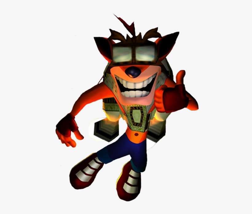 Download Crash Clipart Cartoon Rocket Crash Bandicoot 2 Jetpack