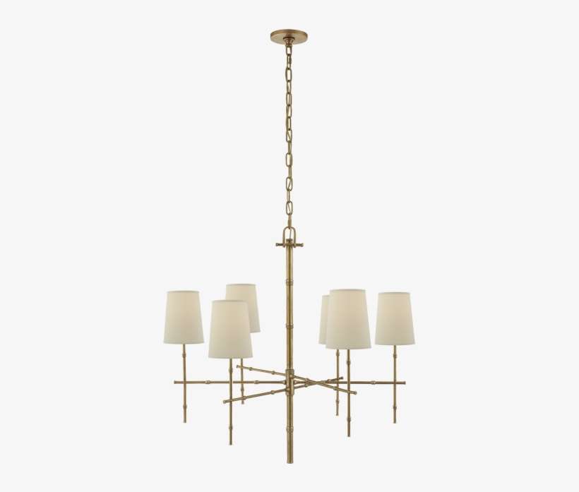 Grenol Medium Modern Bamboo Chandelier - Grenol Bamboo Chandelier, transparent png download