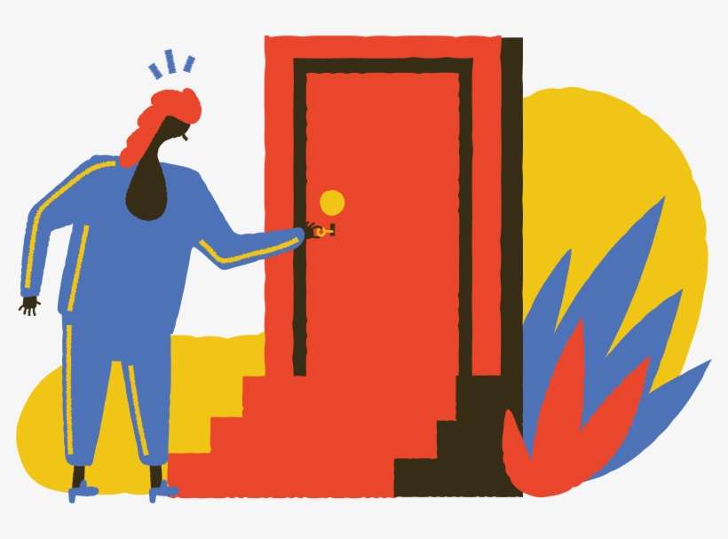Door - Illustration, transparent png download
