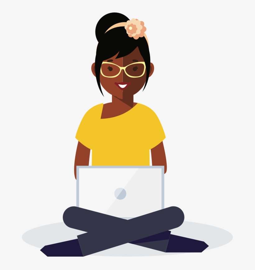 Programming Person With Notebook - Cartoon PNG Image | Transparent PNG ...