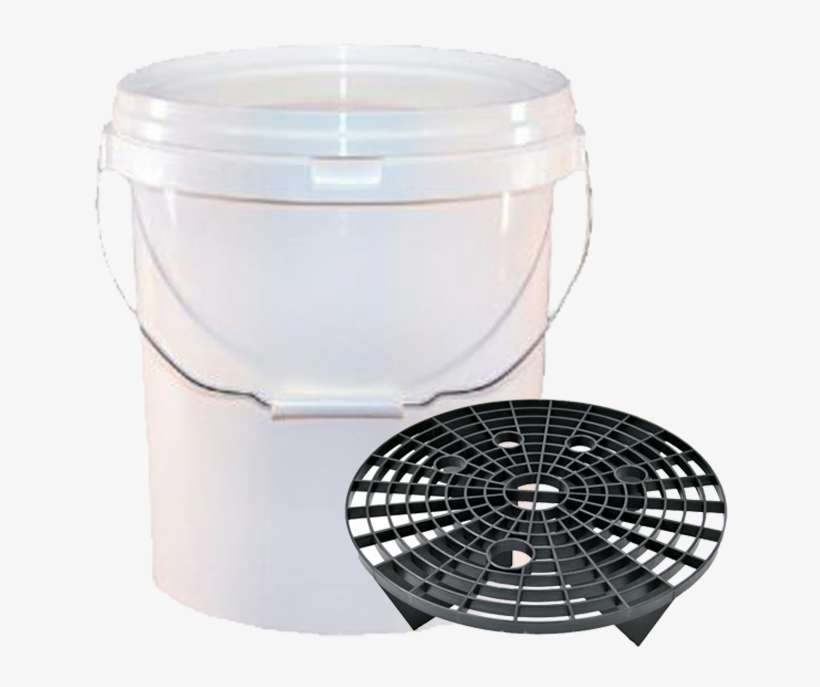 20l Bucket With Grit Guard - Bucket, transparent png download
