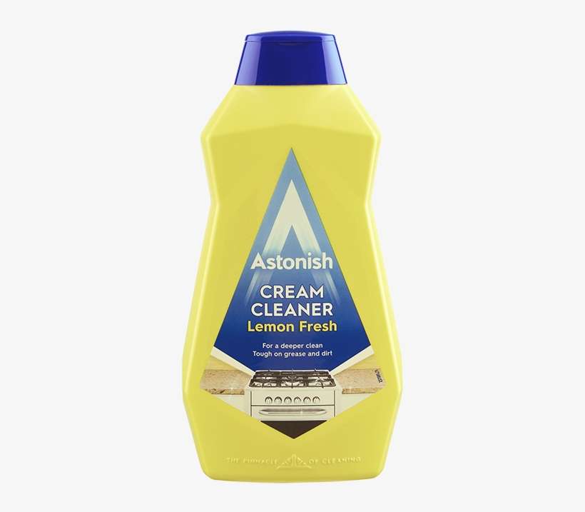 With Built In Degreasing Agents And Millions Of Tiny - Astonish Cream Cleaner Lemon Fresh, transparent png download