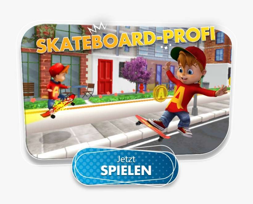 Skateboard Profi Alle Spiele Skateboard Profi Alle - Alvinnn Und Die Chipmunks, transparent png download