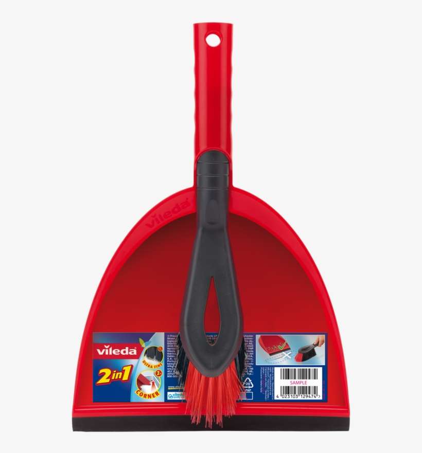 Vileda 2in1 Dustpan Set - Vileda Dustpan, transparent png download