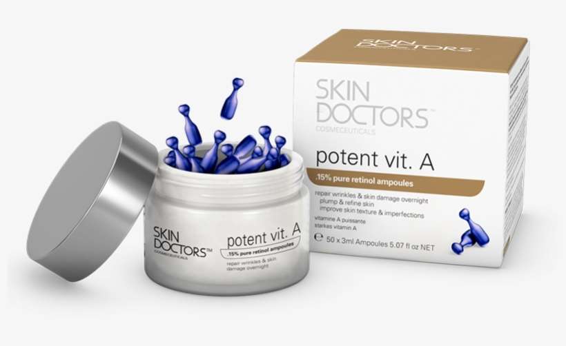 A Ampoules 50 X3ml Skin Doctors - Skin Doctors Potent Vit A Ampoules 50x 3ml, transparent png download