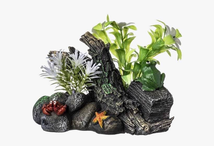 Tetra Glofish Ornament Driftwood X Large - Fountain, transparent png download