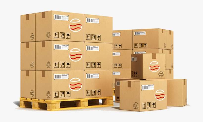 Inventory Transparent Background - Boxes On A Pallet, transparent png download