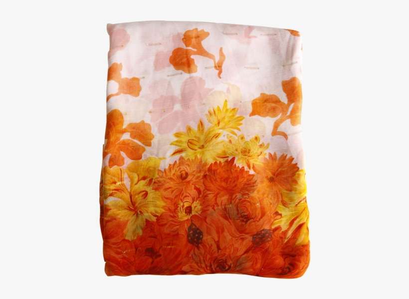 Floral Japanese Chiffon Saree - Chiffon Japanese Sarees In Nepal, transparent png download