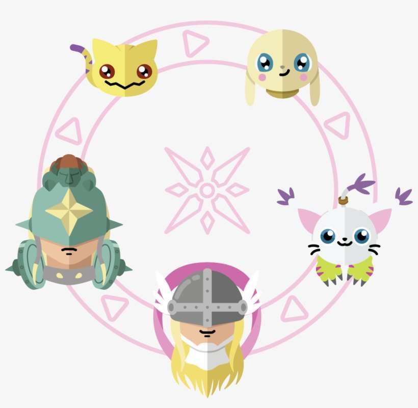 “ More Digimon T-shirt Designs - Digimon Crest Of Time, transparent png download