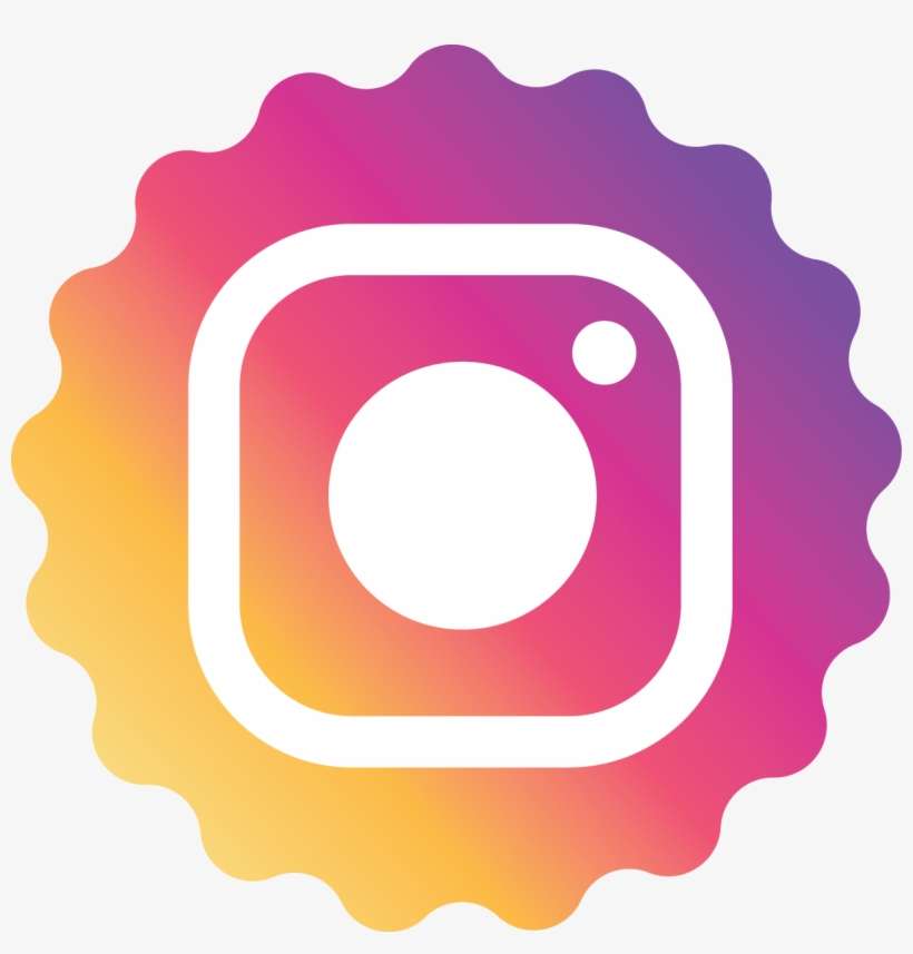 Star Circle Orange Pink Instragram Icon - Circle, transparent png download