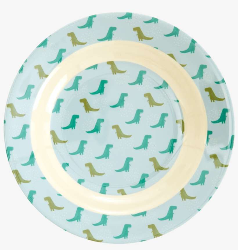 Rice,bowl With Dino Print,coucou,kitchenware - Plate, transparent png download