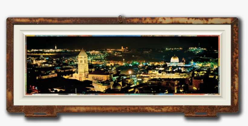 Cityscape Of Jerusalem In Israel By Jeff Mitchum For - Urban Area, transparent png download