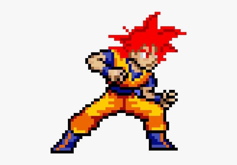 620 X 620 8 - Goku Pixel Art, transparent png download