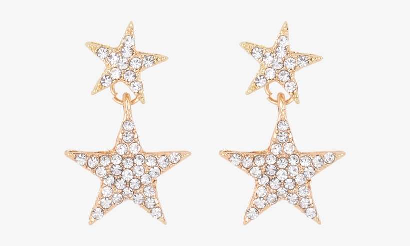 Rhinestoned Pentagram Earrings - Givenchy Stars And Stripes Neoprene Backpack, transparent png download