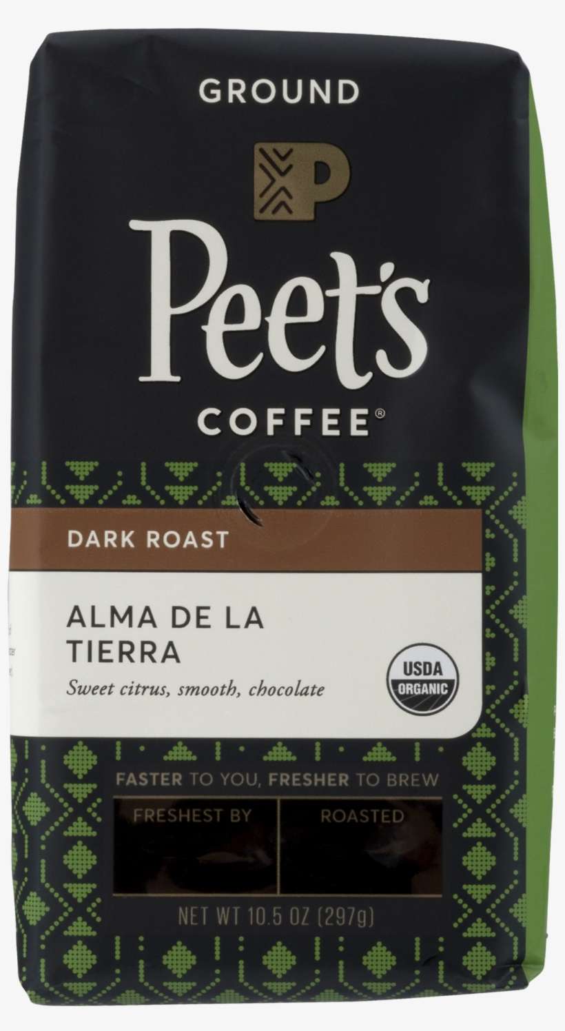 Peet's Coffee Alma De La Tierra Ground Coffee, Dark - Chocolate, transparent png download