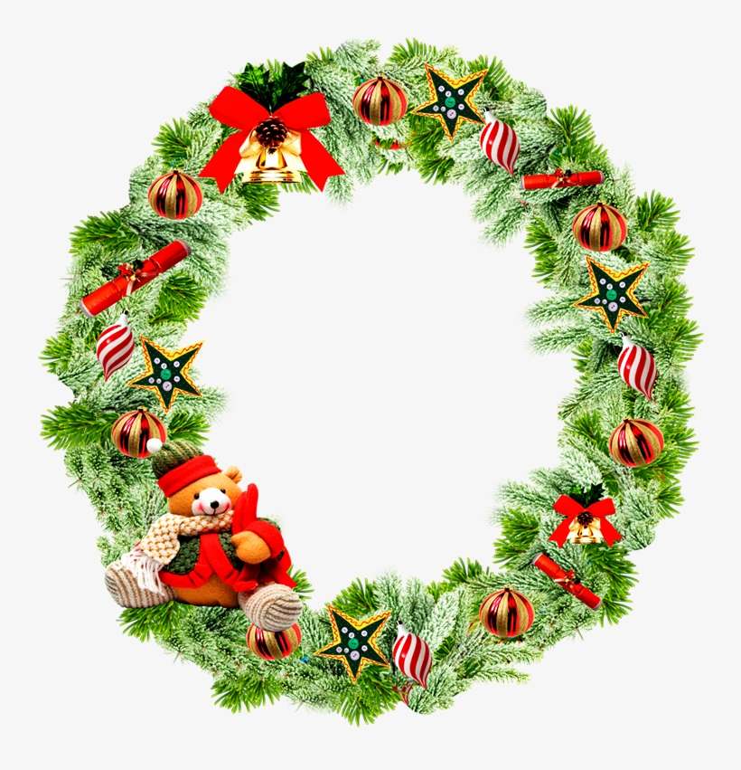 Round Merry Christmas Png, transparent png download